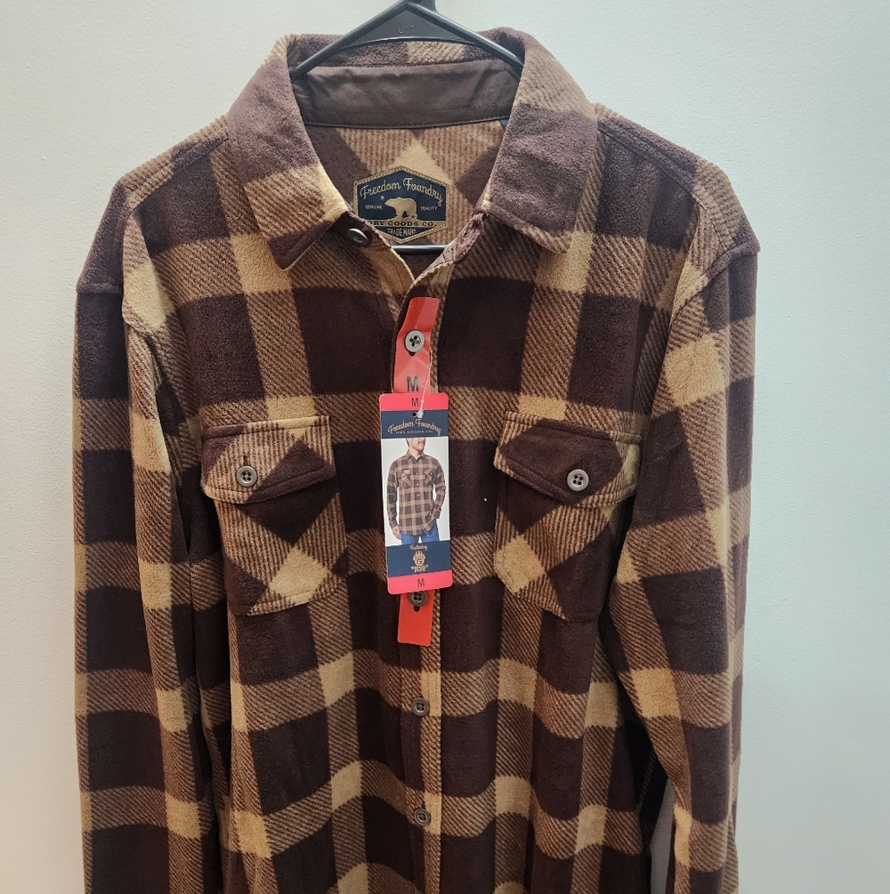 Brown Plaid/Flannel Men's